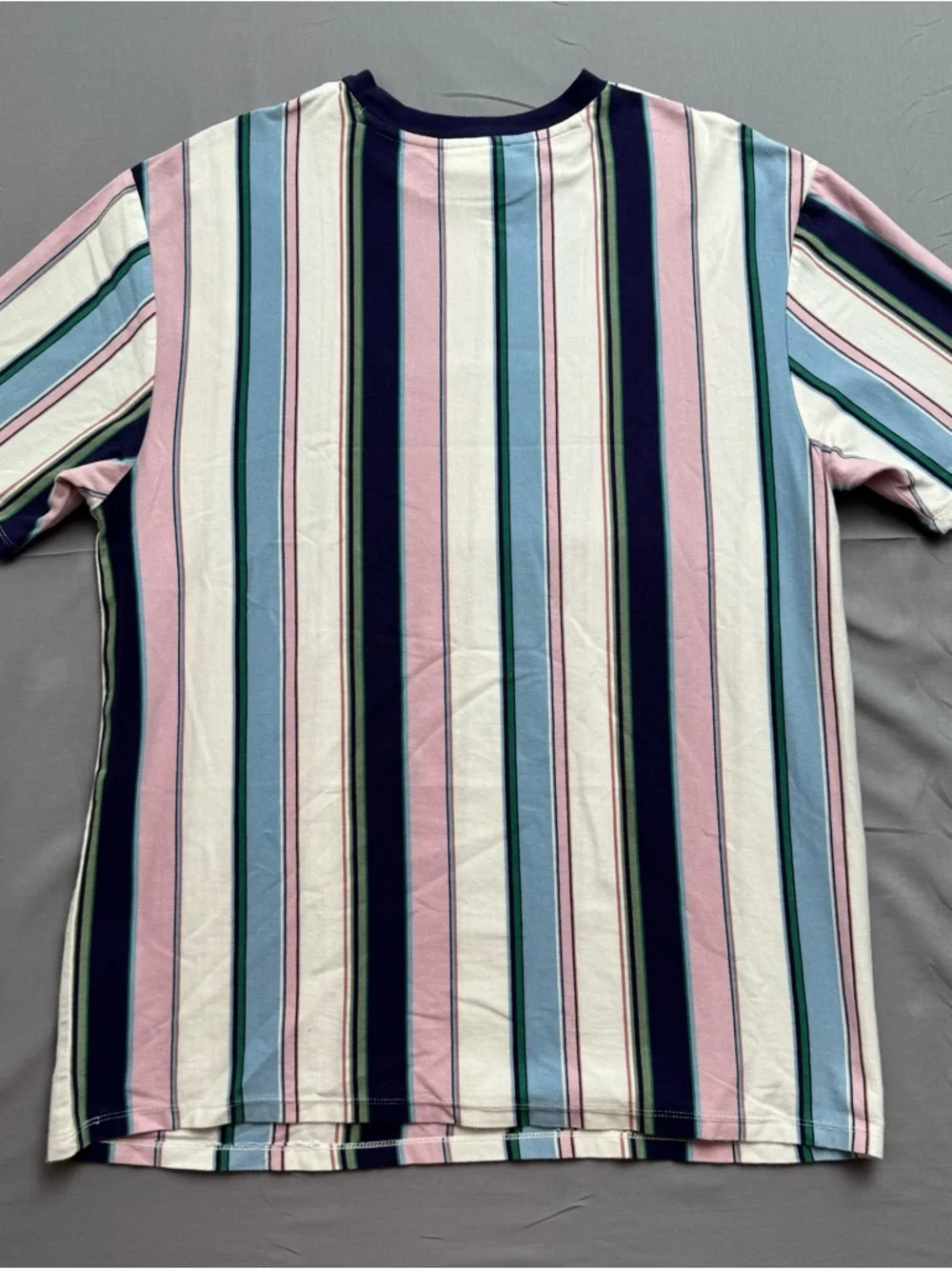 GUESS Originals Multicolor Striped Men's T-Shirt M Short Sleeve Crew Neck - Picture 5 of 7